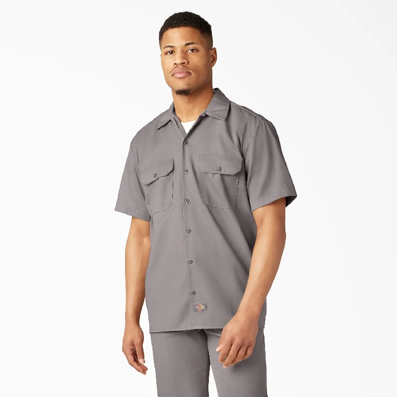 Shop affordable and stylish clothing – Limited-time discounts. Dickies Men's Short Sleeve Work Shirt_Silver Shop affordable and stylish clothing – Limited-time discounts. Dickies Men's Short Sleeve Work Shirt_Silver