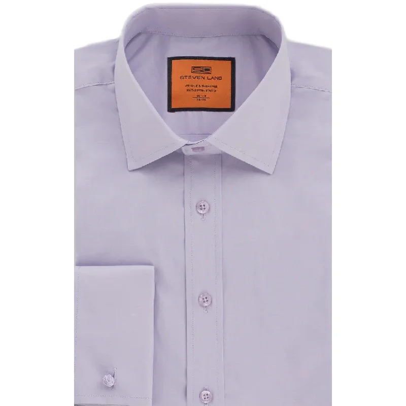 Seasonal sale Steven Land Dress Shirt| Classic Fit | French Cuff | 100% Cotton/Ds115f 4/5 Seasonal sale Steven Land Dress Shirt| Classic Fit | French Cuff | 100% Cotton/Ds115f 4/5