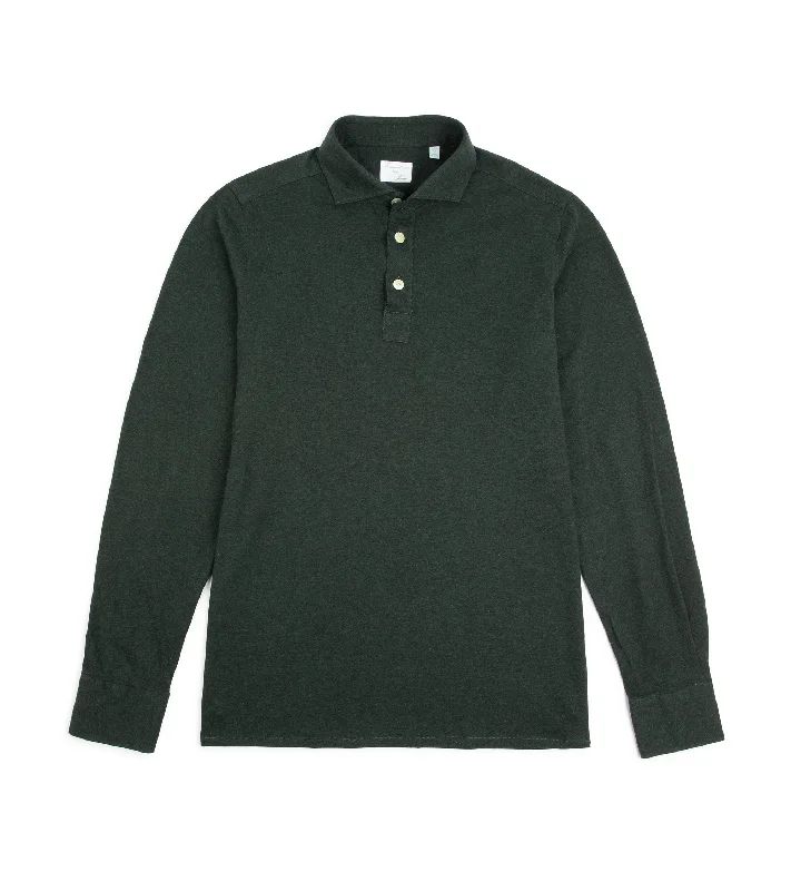 Shop affordable clothing for men – Up to 60% off! Finamore Cotton Cashmere Orlando Polo Shirt: Dark Green Shop affordable clothing for men – Up to 60% off! Finamore Cotton Cashmere Orlando Polo Shirt: Dark Green