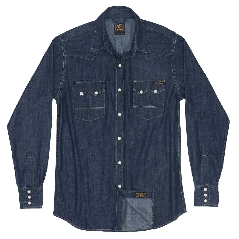 Men’s fashion sale – new deals added every day! Long Sleeve Sawtooth Pocket 6.5 Denim Western Shirt - Dark Stone Wash #S010 Men’s fashion sale – new deals added every day! Long Sleeve Sawtooth Pocket 6.5 Denim Western Shirt - Dark Stone Wash #S010