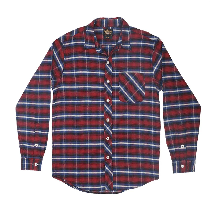 – Shop now and save big.  Long Sleeve 1 Pocket Shirt / Japanese Flannel - Red/Blue