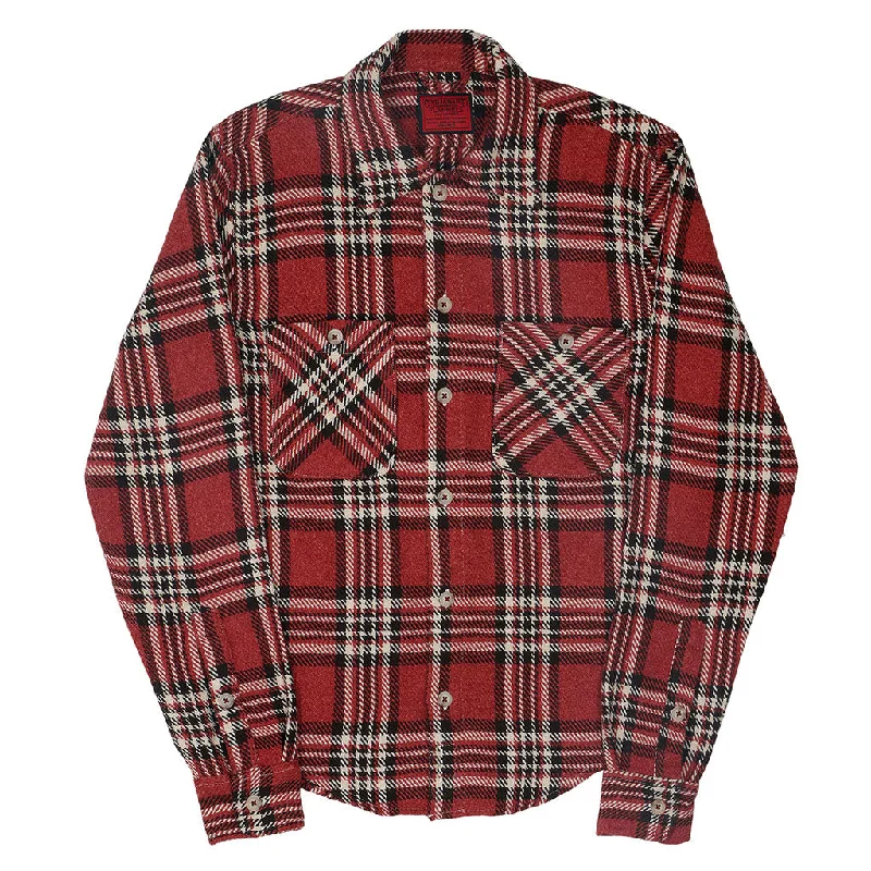 Shop the latest seasonal clothing sale – Big savings on stylish outfits. Long Sleeve 2 Pocket Shirt / JAPANESE COTTON Flannel - Red/White Shop the latest seasonal clothing sale – Big savings on stylish outfits. Long Sleeve 2 Pocket Shirt / JAPANESE COTTON Flannel - Red/White