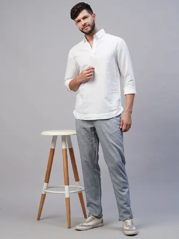 Unbeatable discounts on top-selling apparel – Only available online. Men's White 100% Linen Kurta Unbeatable discounts on top-selling apparel – Only available online. Men's White 100% Linen Kurta