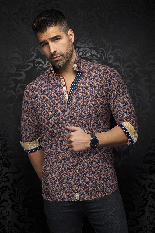 Shop our exclusive men’s fashion deals – limited time only! AU NOIR | Long Sleeve Shirt | Maddox Navy Rust Shop our exclusive men’s fashion deals – limited time only! AU NOIR | Long Sleeve Shirt | Maddox Navy Rust