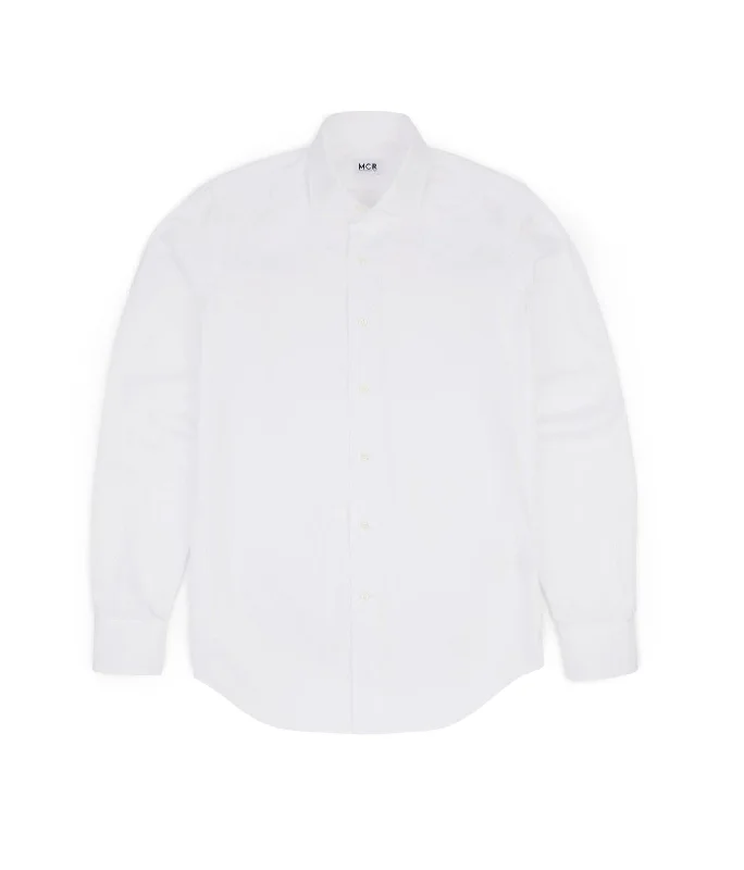 Save more with our buy-more, save-more deals on men’s fashion. MCR Slim Pinpoint Shirt: White Save more with our buy-more, save-more deals on men’s fashion. MCR Slim Pinpoint Shirt: White