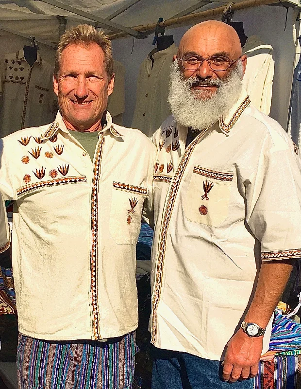 Get trendy clothes for less – Big savings on fashion basics! Mezcal Cream Mens Button Up Embroidered Shirt Get trendy clothes for less – Big savings on fashion basics! Mezcal Cream Mens Button Up Embroidered Shirt