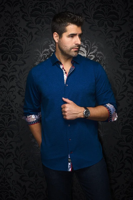 Shop the latest trends in men's clothing at unbeatable prices.  AU NOIR | Long Sleeve Shirt | Nelson Indigo