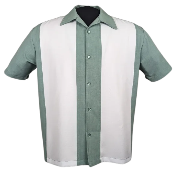 Big discounts – Shop now for amazing deals. PopCheck Wide Double Panel Button Up in Mint/White Bowling Shirt Big discounts – Shop now for amazing deals. PopCheck Wide Double Panel Button Up in Mint/White Bowling Shirt