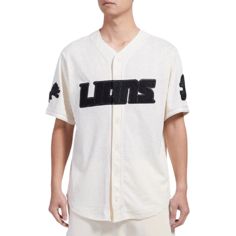 Men’s wardrobe essentials now at unbeatable prices. Pro Standard Detroit Lions Triple Tonal Mesh Button Down Shirt (Eggshell) Men’s wardrobe essentials now at unbeatable prices. Pro Standard Detroit Lions Triple Tonal Mesh Button Down Shirt (Eggshell)