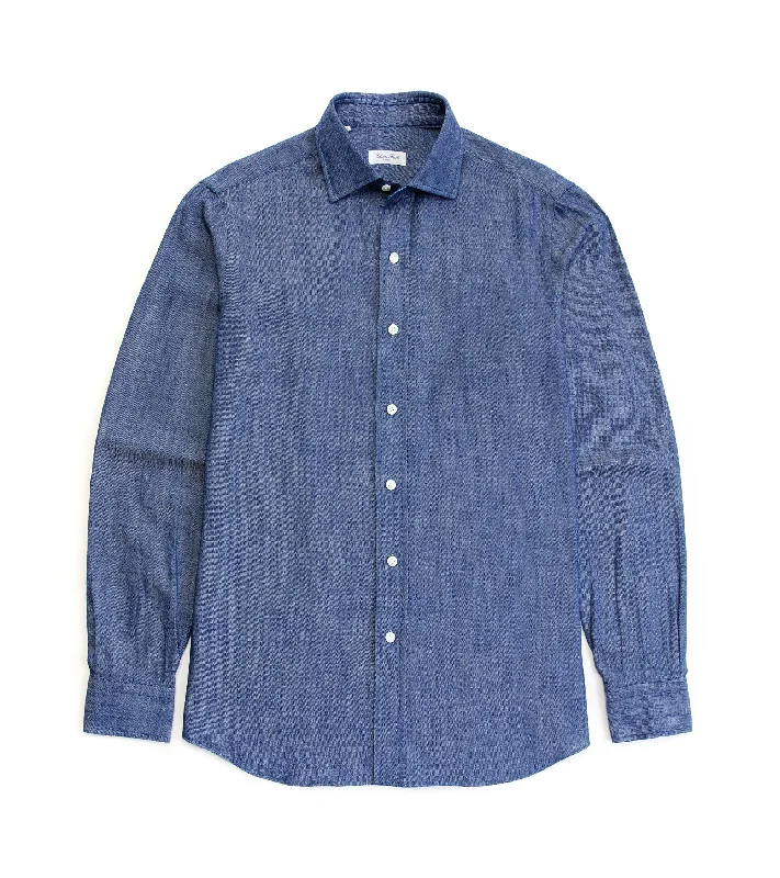 Shop the latest men's clothing trends at a fraction of the price. Salvatore Piccolo Selvedge Denim Shirt: Dark Blue Shop the latest men's clothing trends at a fraction of the price. Salvatore Piccolo Selvedge Denim Shirt: Dark Blue