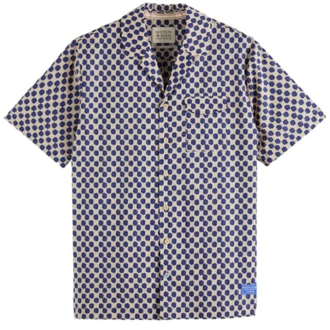 Shop seasonal clothing deals – Big savings on fashion essentials. Scotch & Soda Polka Dot Printed Short Sleeve Shirt (Polka Navy Blue) 177060 Shop seasonal clothing deals – Big savings on fashion essentials. Scotch & Soda Polka Dot Printed Short Sleeve Shirt (Polka Navy Blue) 177060