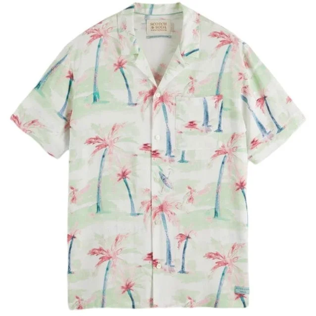 Save on stylish, high-quality clothing for every occasion – Scotch & Soda Printed Viscose Short Sleeve Shirt (Palmtree Hawaii Aop) 177054 Save on stylish, high-quality clothing for every occasion – Scotch & Soda Printed Viscose Short Sleeve Shirt (Palmtree Hawaii Aop) 177054