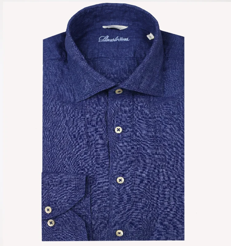 Save on stylish, high-quality clothing for every occasion – Stenstroms Sport Shirt in Navy Save on stylish, high-quality clothing for every occasion – Stenstroms Sport Shirt in Navy