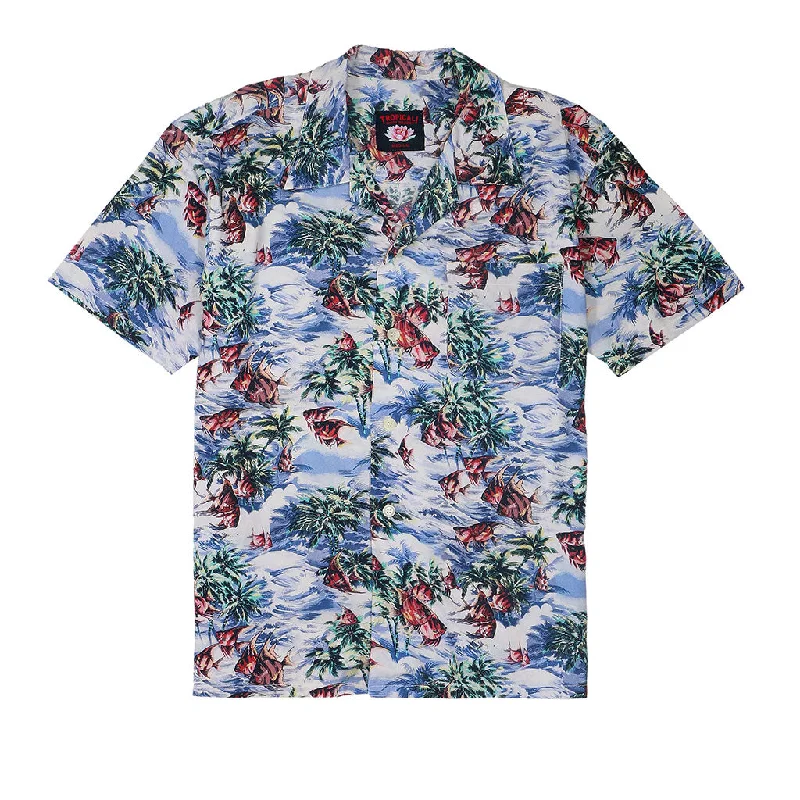Don’t miss out on men’s fashion sales – shop today and save big! TROPICALI Short Sleeve 1-Pocket Flat Collar Hawaiian Shirt - Blue Fish Don’t miss out on men’s fashion sales – shop today and save big! TROPICALI Short Sleeve 1-Pocket Flat Collar Hawaiian Shirt - Blue Fish