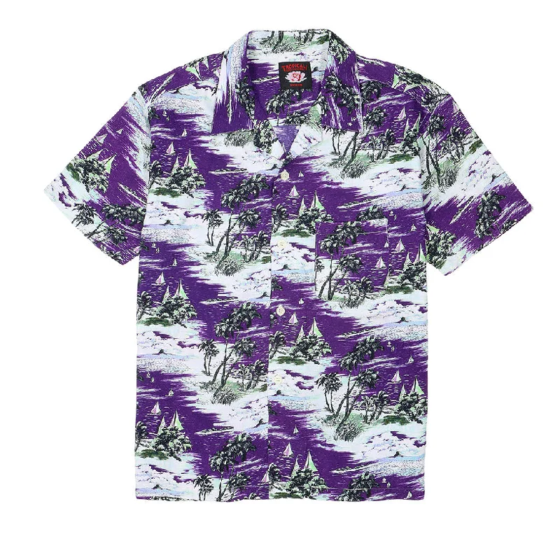 Bundle and save: Shop men’s fashion and enjoy exclusive discounts. TROPICALI Short Sleeve 1-Pocket Flat Collar Hawaiian Shirt - Purple Boats Bundle and save: Shop men’s fashion and enjoy exclusive discounts. TROPICALI Short Sleeve 1-Pocket Flat Collar Hawaiian Shirt - Purple Boats