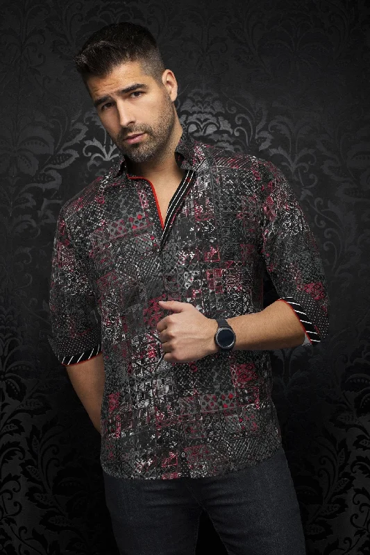 Shop the essentials – men’s wardrobe must-haves on sale.  AU NOIR | Long Sleeve Shirt | Turner Black