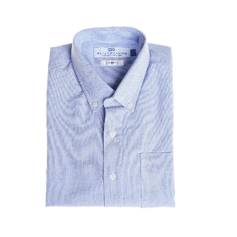 Enjoy exclusive discounts.  Weekend Oxford Slim Fit - Blue