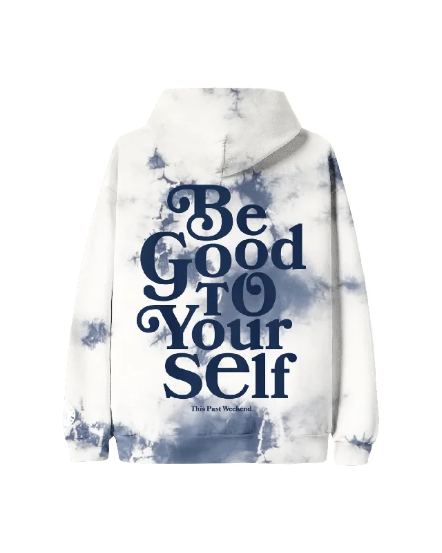 Save on stylish, high-quality clothing for every occasion – Be Good To Yourself Indigo Dye Hoodie Save on stylish, high-quality clothing for every occasion – Be Good To Yourself Indigo Dye Hoodie