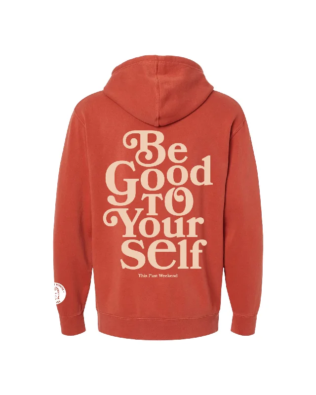 Shop the season’s best styles at discounted prices on men's clothing. Be Good To Yourself Pigment Amber Hoodie Shop the season’s best styles at discounted prices on men's clothing. Be Good To Yourself Pigment Amber Hoodie