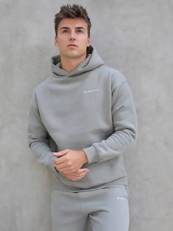 Limited-time offer!  Series Relaxed Hoodie - Stone Grey