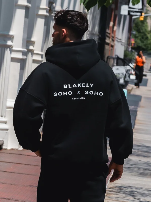 Final clearance: Men’s clothing items up to 70% off!  Soho Relaxed Hoodie - Black