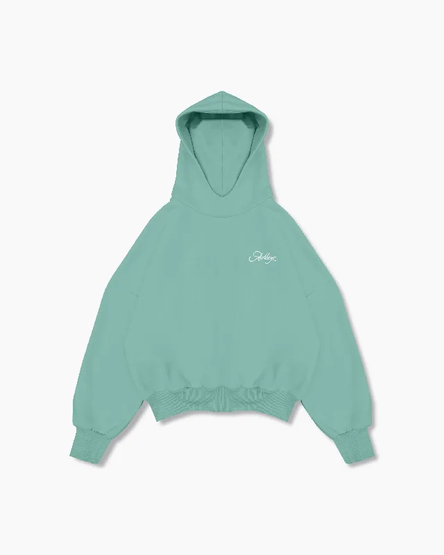 Shop clothing essentials at a fraction of the price –  Box Hoodie - Jade