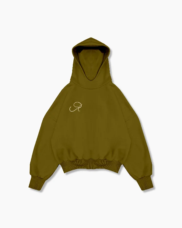 Last chance! Men’s clothing at unbeatable prices.  Box Hoodie - Swamp
