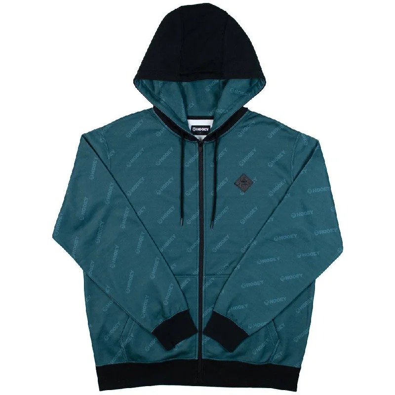  – Shop stylish items today!  "Butte" Teal w/ Hooey Logo Full Zip Hoody