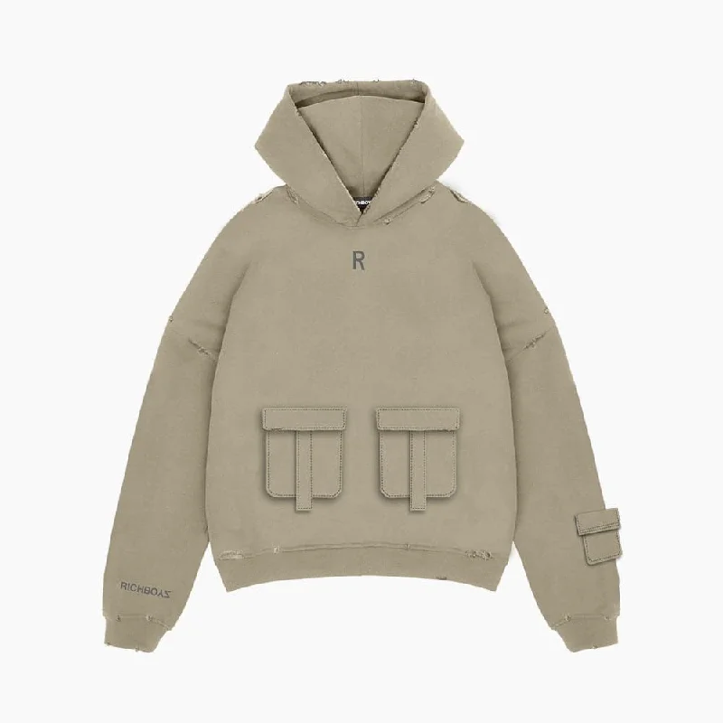 End-of-season clothing sale – Shop now for big savings!  CARGO HOODIE - DUNE