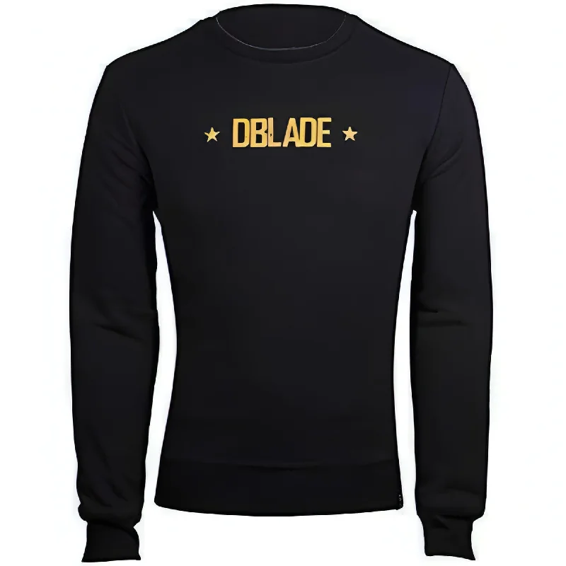 Save more with bundle deals on men’s fashion items. DBlade Logo Round Neck Mens Sweatshirt - Black Save more with bundle deals on men’s fashion items. DBlade Logo Round Neck Mens Sweatshirt - Black
