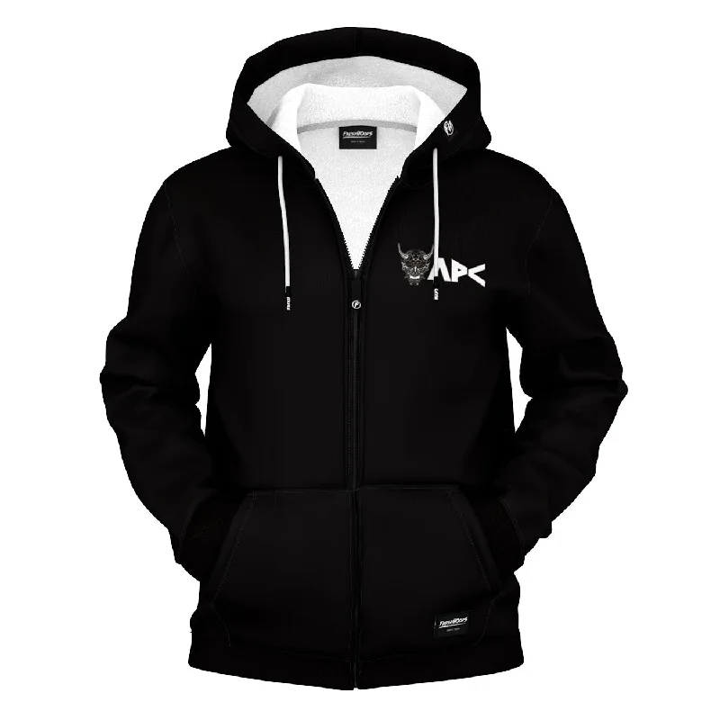 Shop now for fresh styles at discounted prices.  Distressed Samurai Zip Up Hoodie