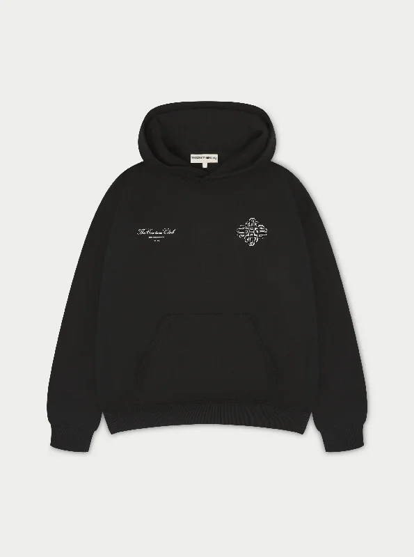 Men’s fashion sale – new deals added every day!  EMBLEM OUTLINE HOODIE - BLACK