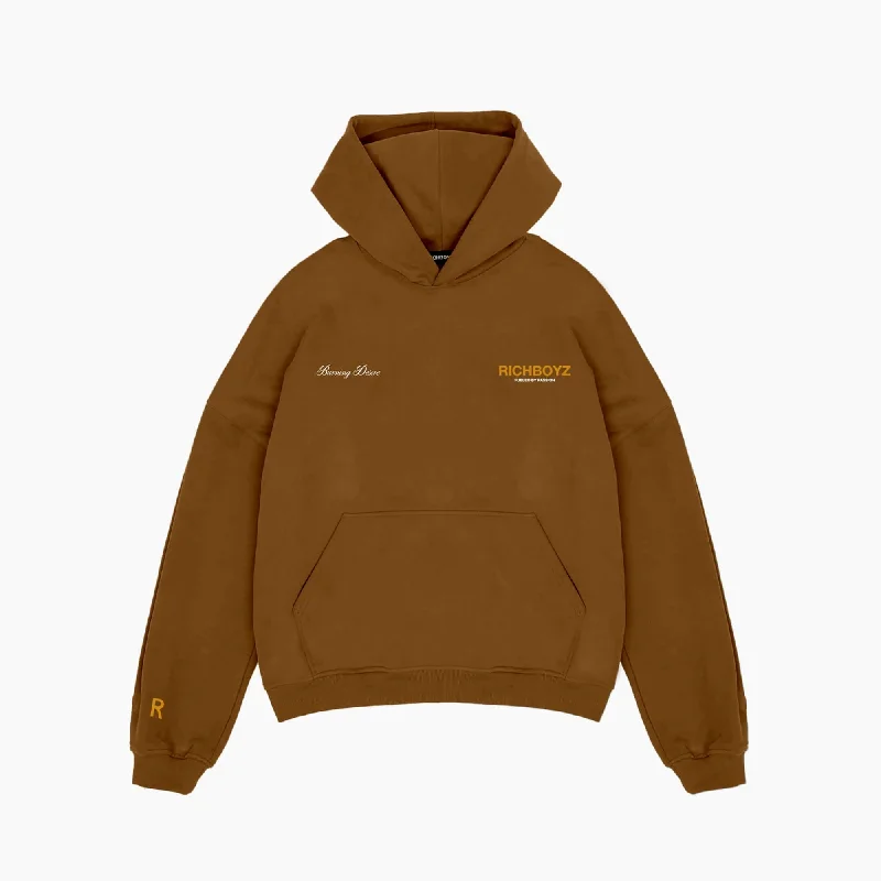 Limited-time promo – up to 70% off on men's essentials.  HOODIE - RUST