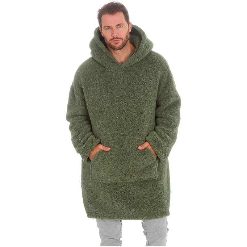 Seasonal discounts on stylish clothes – Perfect for any occasion! Huggable Hoodie Fleece Oversized Mens Blanket Hoody - Olive Seasonal discounts on stylish clothes – Perfect for any occasion! Huggable Hoodie Fleece Oversized Mens Blanket Hoody - Olive