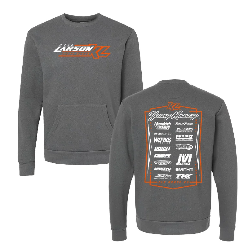 Seasonal clearance – Save on all clothing essentials this weekend. KL #57 Crew Design- Adult Metal Grey Crewneck Sweatshirt with Front Pocket Seasonal clearance – Save on all clothing essentials this weekend. KL #57 Crew Design- Adult Metal Grey Crewneck Sweatshirt with Front Pocket