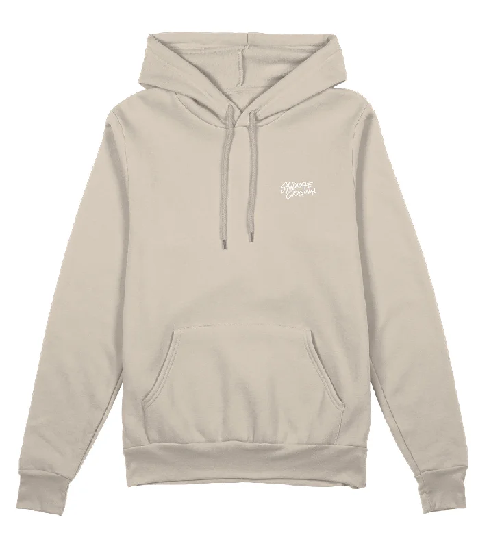 Seasonal sale  Signature Hoodie Sand / White