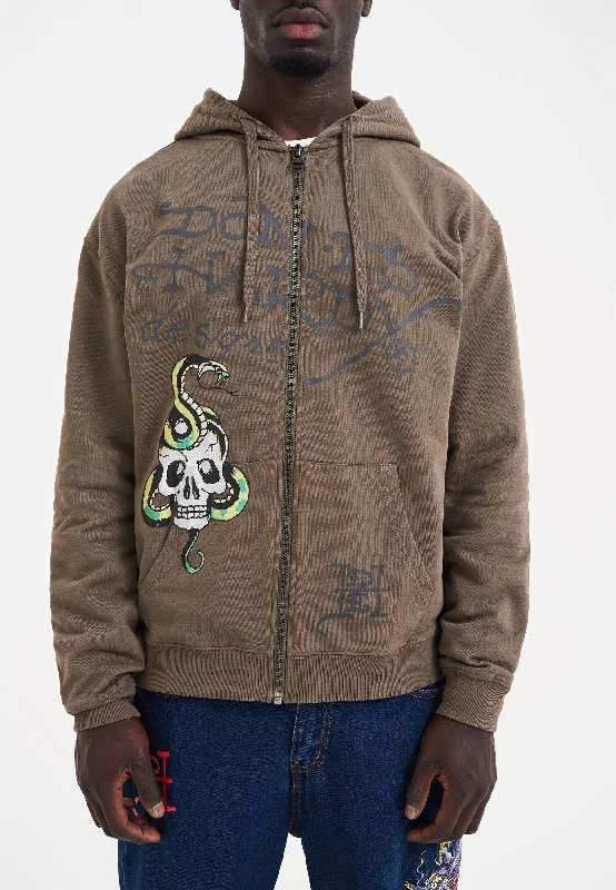 Flash sale: Men’s clothing essentials at irresistible prices! Mens Eye Ball Zip Through Hoodie - Khaki Flash sale: Men’s clothing essentials at irresistible prices! Mens Eye Ball Zip Through Hoodie - Khaki