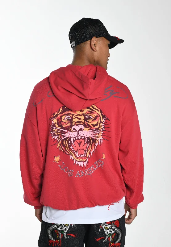 Save on men’s formal wear – perfect for your next event! Mens Melrose-Tiger Graphic Hoodie - Red Save on men’s formal wear – perfect for your next event! Mens Melrose-Tiger Graphic Hoodie - Red