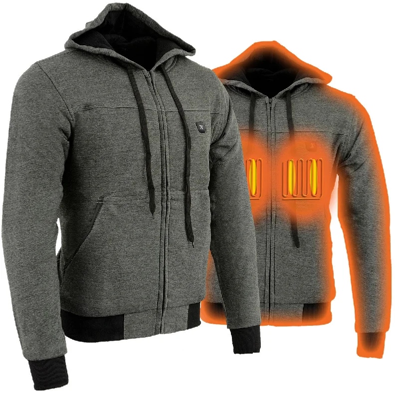 Exclusive discounts on men's fashion – shop today! Nexgen Heat MPM1713SET Men's Fiery Grey Heated Sweatshirt Jacket Hoodie for Winter w/Battery Pack Exclusive discounts on men's fashion – shop today! Nexgen Heat MPM1713SET Men's Fiery Grey Heated Sweatshirt Jacket Hoodie for Winter w/Battery Pack
