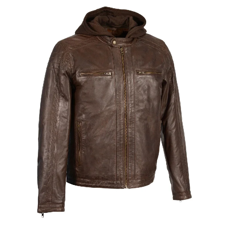 Affordable clothing for men and women – Shop today for big savings. Milwaukee Leather SFM1845 Men's Brown Fashion Casual Leather Jacket with Removable Hoodie Affordable clothing for men and women – Shop today for big savings. Milwaukee Leather SFM1845 Men's Brown Fashion Casual Leather Jacket with Removable Hoodie