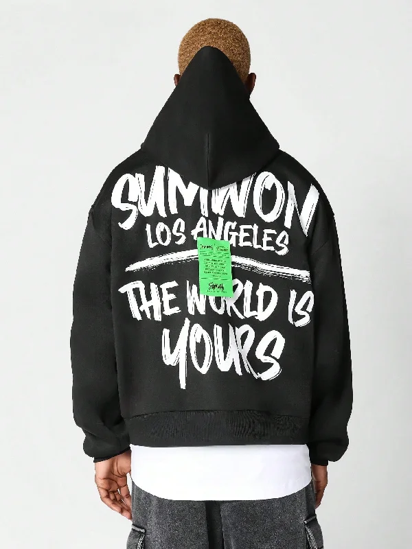 Men’s fashion just got more affordable – shop now!  Overhead Hoodie With Back Print