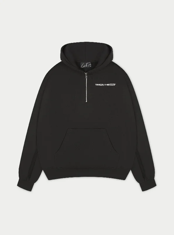 Save big on all types of clothing – Shop the sale now! RAW SEAM QUARTER ZIP HOODIE - BLACK Save big on all types of clothing – Shop the sale now! RAW SEAM QUARTER ZIP HOODIE - BLACK