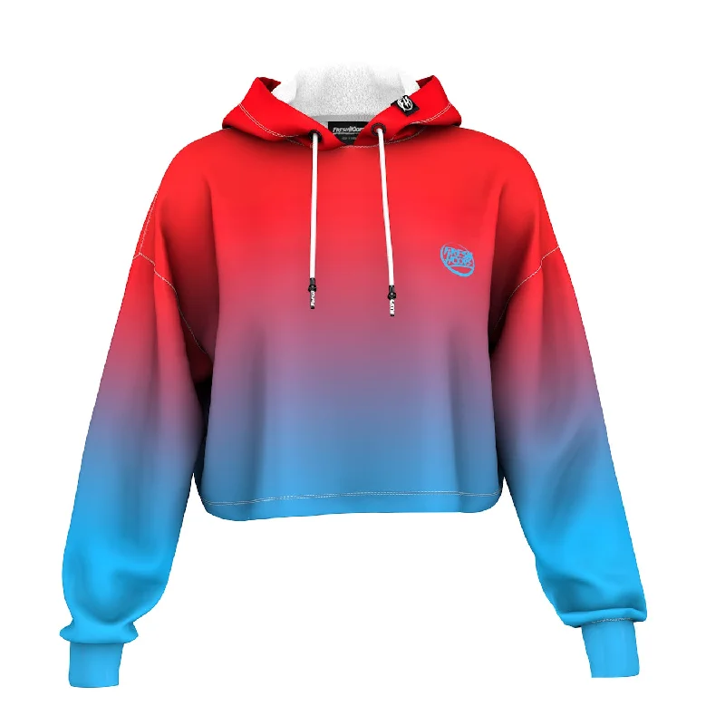 Save big on men’s casual wear – today only!  Red Blue Cropped Hoodie
