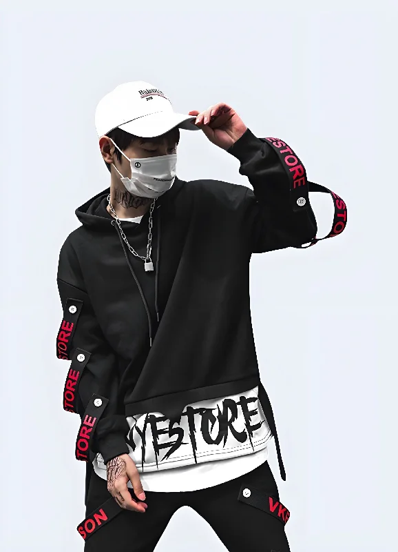 Upgrade your look with stylish, affordable men’s clothing.  Ribbon Hoodie