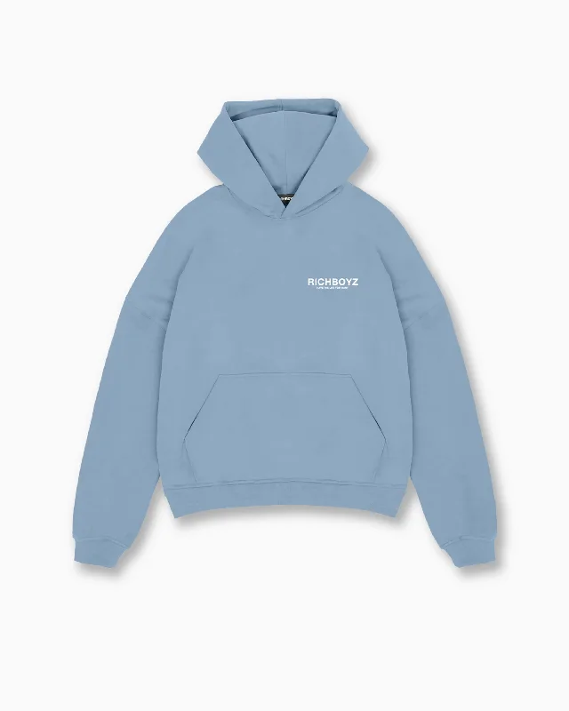 Exclusive online offer: Save 30% on all men's clothing.  HOODIE - POWDER BLUE