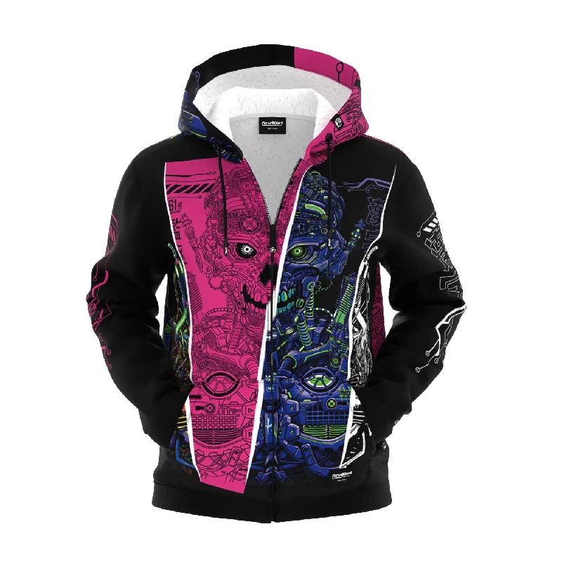 Shop now for the latest fashion trends and enjoy special promotions! Robotic Skull Zip Up Hoodie Shop now for the latest fashion trends and enjoy special promotions! Robotic Skull Zip Up Hoodie