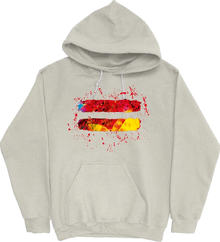 Exclusive discounts on all types of clothing – Shop now!  = Splatter Hoodie Sand