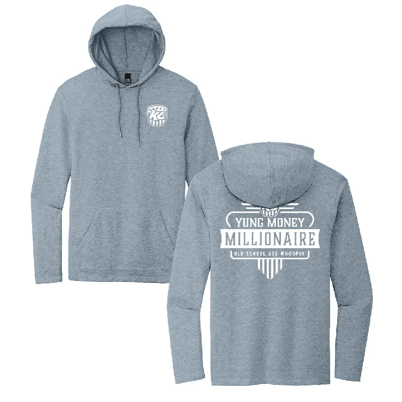 Get the latest styles in clothing – Shop now for unbeatable deals. Yung Money Millionaire Design- Adult Flint Blue Heather Lightweight Pullover Get the latest styles in clothing – Shop now for unbeatable deals. Yung Money Millionaire Design- Adult Flint Blue Heather Lightweight Pullover